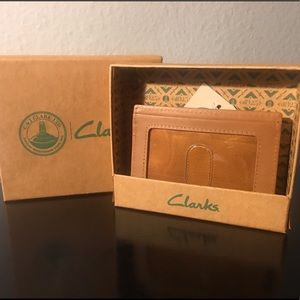 NWT Leather credit card wallet
